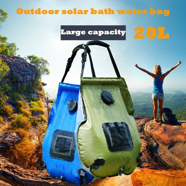 outdoor bags 20l solar shower bath bag portable camping water bottle field bathing storage
outdoor bags 20l solar shower bath bag portable camping water bottle field bathing storage