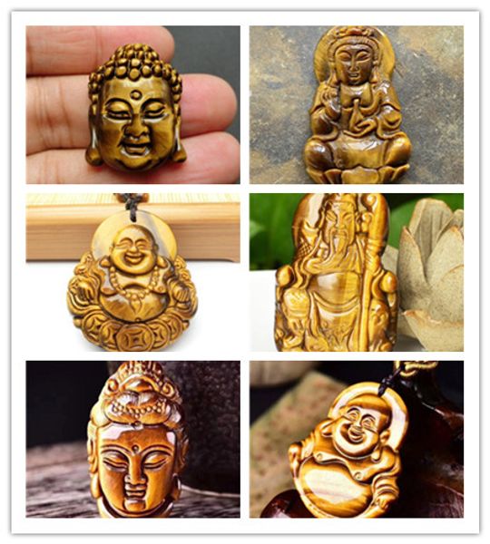 natural tiger eye gem stone hand carved kwan-yin buddha amulet pendant + rope necklace tiger's eye lucky pendants fine jewelry, Silver
natural tiger eye gem stone hand carved kwan-yin buddha amulet pendant + rope necklace tiger's eye lucky pendants fine jewelry, Silver