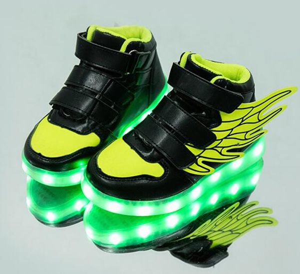 New usb charging glowing sneakers Kids Running led angel's wings kids with lights up luminous shoes girls' boys' shoes
New usb charging glowing sneakers Kids Running led angel's wings kids with lights up luminous shoes girls' boys' shoes