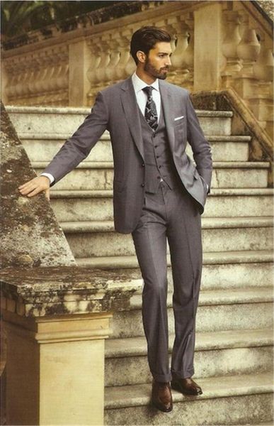 new dark gray groom tuxedos 2019 office suit fit slim formal party evening groomsman/men suits (jacket+pants+vest+tie, White;black
new dark gray groom tuxedos 2019 office suit fit slim formal party evening groomsman/men suits (jacket+pants+vest+tie, White;black