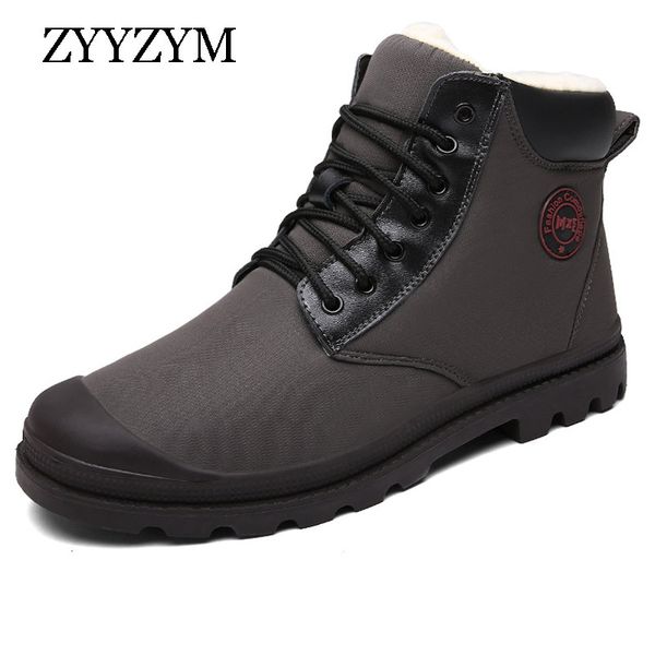 zyyzym mens winter boots lace-up style ankle fashion outdoors cold prevention snow boots keep warm man zapatos de hombre, Black
zyyzym mens winter boots lace-up style ankle fashion outdoors cold prevention snow boots keep warm man zapatos de hombre, Black