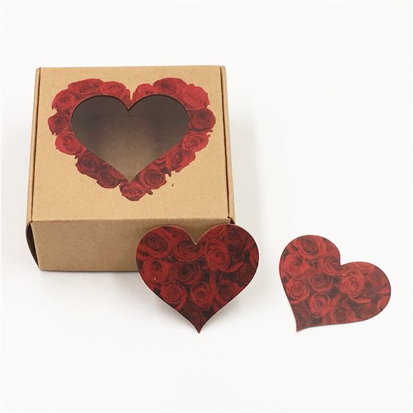 50pcs kraft paper valentine's day present love rose packing boxes wedding party candy festive jewelry gift box with rose cards, Pink;blue
50pcs kraft paper valentine's day present love rose packing boxes wedding party candy festive jewelry gift box with rose cards, Pink;blue