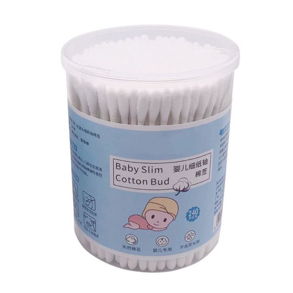 240pcs children fine paper shaft hygiene double head care belly button ear nose clean cotton swabs
240pcs children fine paper shaft hygiene double head care belly button ear nose clean cotton swabs