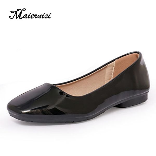 maiernisi women soft bottom work shoes falt casual new comfortable simple versatile flat wear female shoes big size 34-42, Black
maiernisi women soft bottom work shoes falt casual new comfortable simple versatile flat wear female shoes big size 34-42, Black