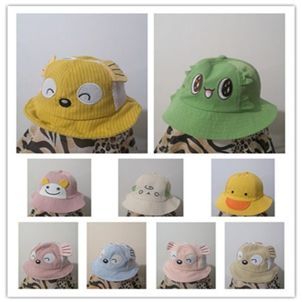 cute little cartoon baby fisherman all-match cotton mesh breathable bucket bucket hat thin children's hat, Yellow
cute little cartoon baby fisherman all-match cotton mesh breathable bucket bucket hat thin children's hat, Yellow