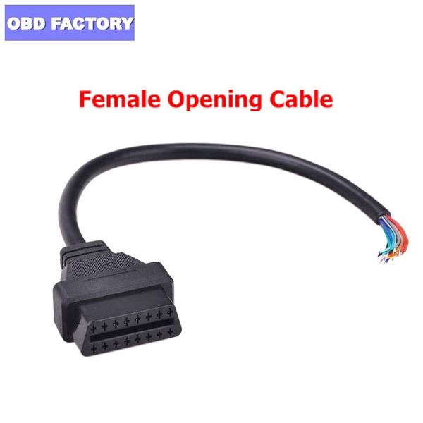 16 pin female cable extension opening line elm327 obd2 cable 30cm for car diagnostic scanner extension adapter obdll connector
16 pin female cable extension opening line elm327 obd2 cable 30cm for car diagnostic scanner extension adapter obdll connector