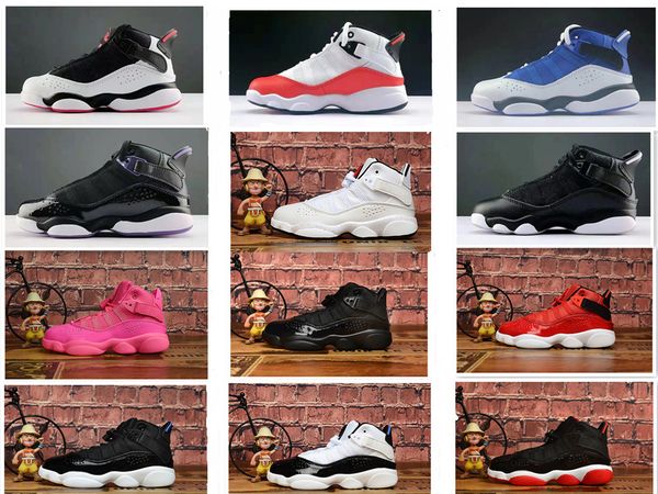 6 rings kids shoes redblack blackwhite bluewhite black whitered blackred whiteblack blackwhite 6rings basketball shoes boys kids size 28-35
6 rings kids shoes redblack blackwhite bluewhite black whitered blackred whiteblack blackwhite 6rings basketball shoes boys kids size 28-35