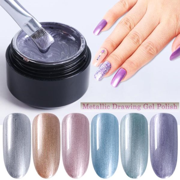 6ml metallic drawing gel polish hook line uv gel metal silver mirror varnish diy soak off lacquer nail art painting ly776-2, Red;pink
6ml metallic drawing gel polish hook line uv gel metal silver mirror varnish diy soak off lacquer nail art painting ly776-2, Red;pink