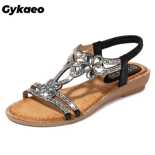 gykaeo bohemian style fashion woman sandals diamonds party wedges shoes for women sandales femme 2020 summer plush size shoes, Black
gykaeo bohemian style fashion woman sandals diamonds party wedges shoes for women sandales femme 2020 summer plush size shoes, Black