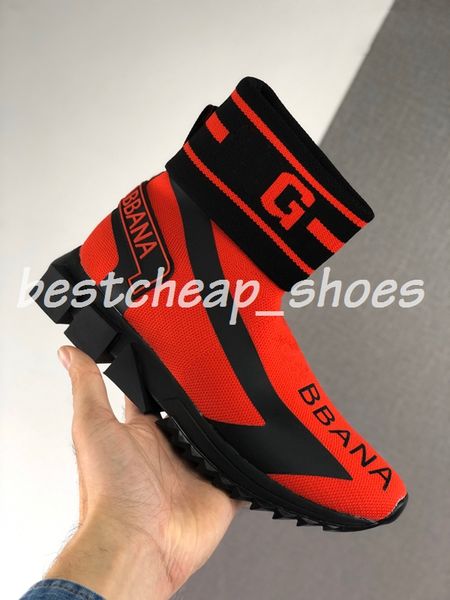 sorrento trekking mens shoes speed sock sneakers stretch mesh high luxury boots for mens womens dg chaussures embelled platform trainers, White;red
sorrento trekking mens shoes speed sock sneakers stretch mesh high luxury boots for mens womens dg chaussures embelled platform trainers, White;red