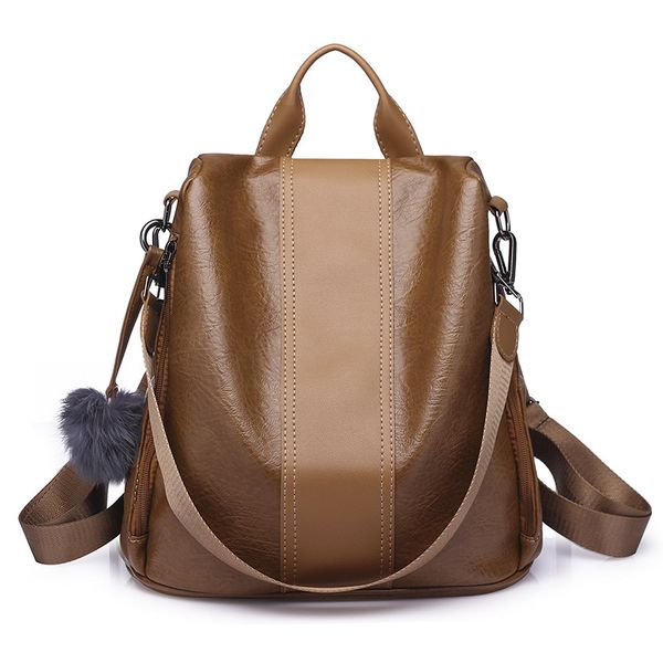 2020 new backpack female korean version of the wild one-shoulder messenger dual-use female bag fashion soft leather
2020 new backpack female korean version of the wild one-shoulder messenger dual-use female bag fashion soft leather