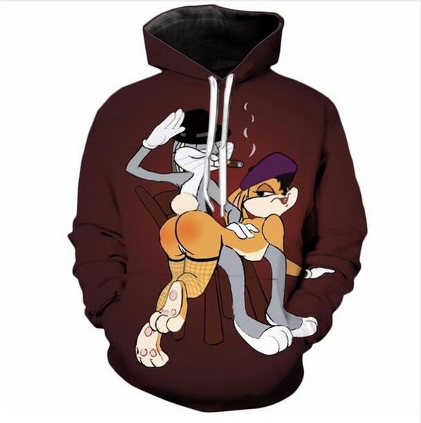 Hot Fashion Streetwear 3D HD Print Casual Bugs Bunny Hoodies Sweatshirts Men Women Hoodie Jacket Coat LMS0114, Black
Hot Fashion Streetwear 3D HD Print Casual Bugs Bunny Hoodies Sweatshirts Men Women Hoodie Jacket Coat LMS0114, Black