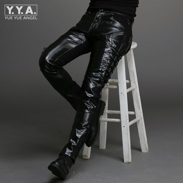 brand 2020 italy design mens cool motorcycle skinny black leather pants slim fit straight pants pantalon homme faux pu leather
brand 2020 italy design mens cool motorcycle skinny black leather pants slim fit straight pants pantalon homme faux pu leather