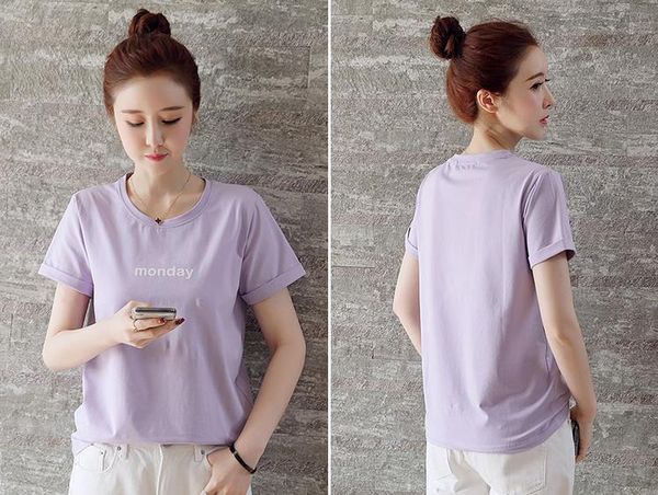 Girl women t hirt fa hion ladie cotton t hirt hort leeve femme tyle mode very good many color, White
Girl women t hirt fa hion ladie cotton t hirt hort leeve femme tyle mode very good many color, White