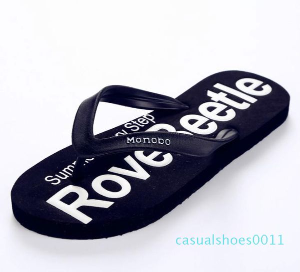 2018 fashionable men flip-flops in the summer color british cool slippers, anti-skid thick soles and beach shoes c11, Black
2018 fashionable men flip-flops in the summer color british cool slippers, anti-skid thick soles and beach shoes c11, Black