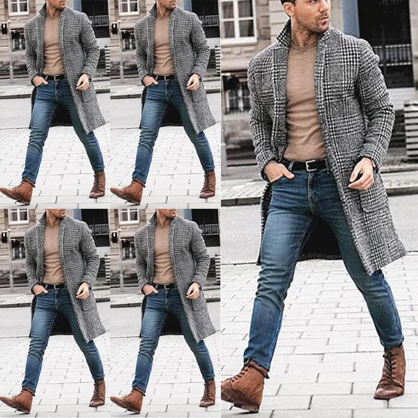 2019 fashion trend men's british casual wool trench jacket outwear long overcoat coat winter warm business luxury clothes, Black
2019 fashion trend men's british casual wool trench jacket outwear long overcoat coat winter warm business luxury clothes, Black