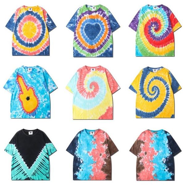hip hop mens tie dyed tshirt casual o neck short sleeve loose tees mens streetwear, White;black
hip hop mens tie dyed tshirt casual o neck short sleeve loose tees mens streetwear, White;black