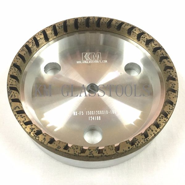 km-s16-sc5/extreme quality diamond wheel 150x12x8x10mm (inner segemented crown) for glass shape bevel machine
km-s16-sc5/extreme quality diamond wheel 150x12x8x10mm (inner segemented crown) for glass shape bevel machine