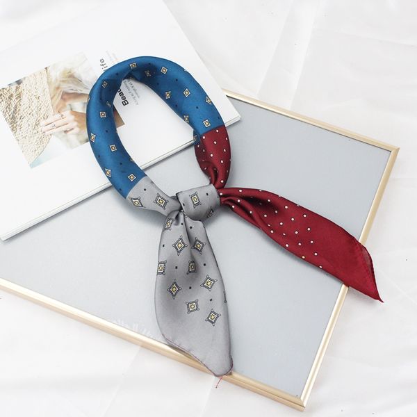 broadwood scarf small square womens thin scarf spring and autumn and winter new western style fashion womens scarf stewardess, Black;purple
broadwood scarf small square womens thin scarf spring and autumn and winter new western style fashion womens scarf stewardess, Black;purple