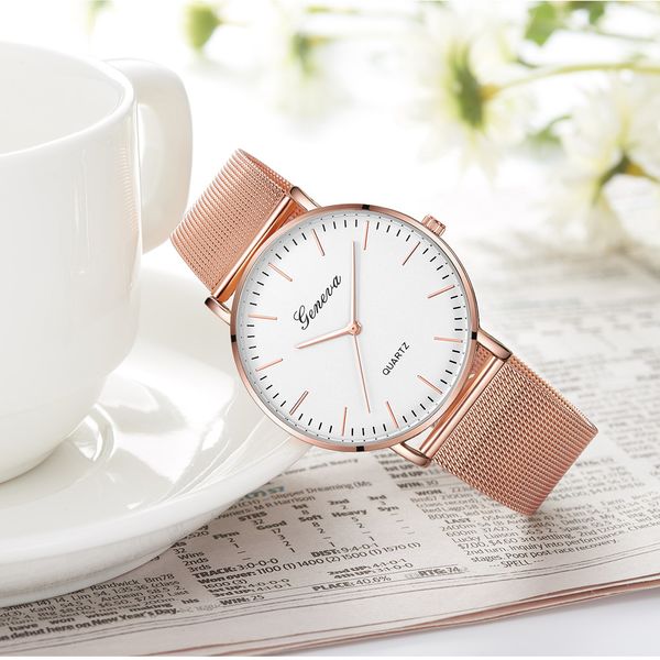 modern fashion black quartz watch men women mesh stainless steel watchband casual wristwatch watches for women, Slivery;brown
modern fashion black quartz watch men women mesh stainless steel watchband casual wristwatch watches for women, Slivery;brown