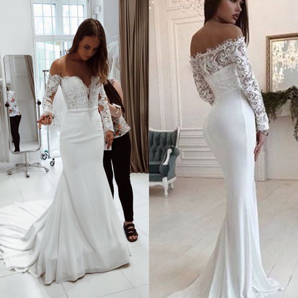 outlet white mermaid wedding dresses sheer neckline long sleeve beach boho wedding dress with train plus size 2019 uk wedding reception gown
outlet white mermaid wedding dresses sheer neckline long sleeve beach boho wedding dress with train plus size 2019 uk wedding reception gown
