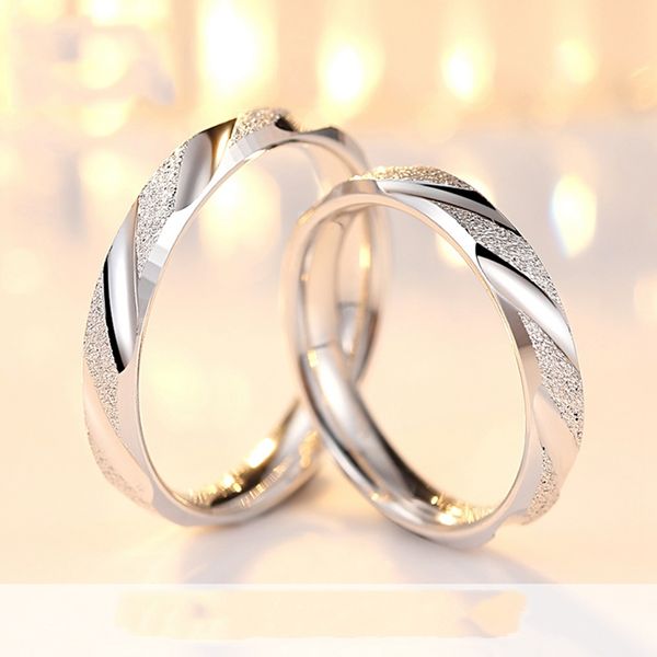 1pcs sterling-silver-jewelry couple ring real pure sterling silver 925 jewelry fashion simple style lovers rings for women / men, Golden;silver 
1pcs sterling-silver-jewelry couple ring real pure sterling silver 925 jewelry fashion simple style lovers rings for women / men, Golden;silver