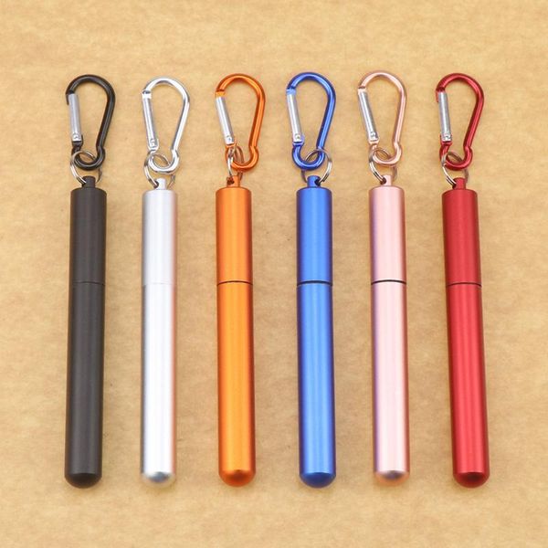 portable drinking straw set 304 stainless steel metal straw reusable camping collapsible with brush carry case
portable drinking straw set 304 stainless steel metal straw reusable camping collapsible with brush carry case