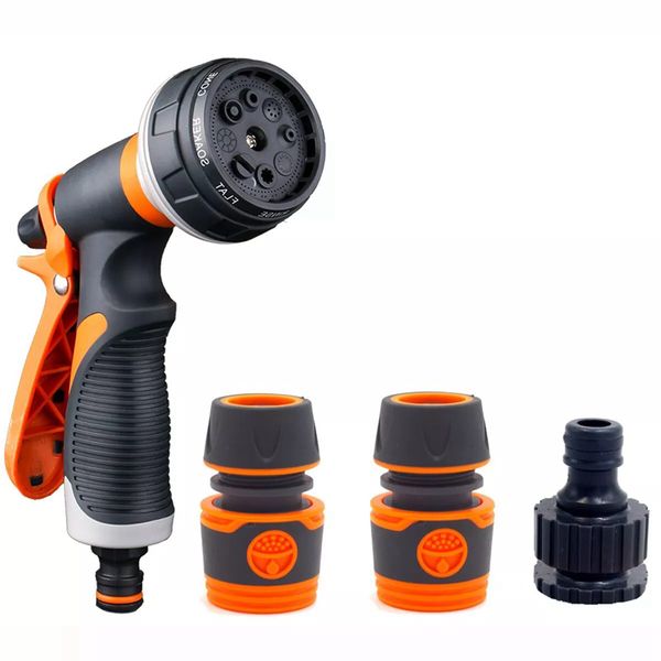 garden irrigation water gun kit with 3 connector 8 pattern sprayer nozzle house cleaning sprinkler8 pattern spray settings : mist, shower, r, Golden;silver
garden irrigation water gun kit with 3 connector 8 pattern sprayer nozzle house cleaning sprinkler8 pattern spray settings : mist, shower, r, Golden;silver
