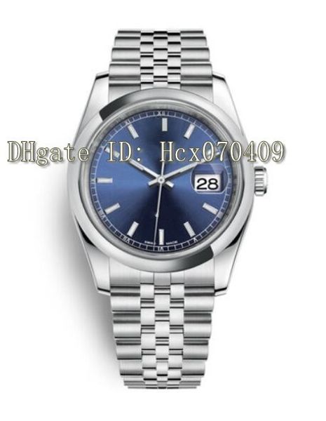 16 models luxury mens watch 36mm president datejust 116200 asia movement mechanical automatic watches, Slivery;brown
16 models luxury mens watch 36mm president datejust 116200 asia movement mechanical automatic watches, Slivery;brown
