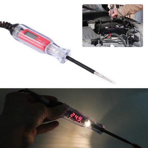 1pc car diagnostic tool dc 5-48v circuit tester power probe display lcd display light test probe voltage test pen detector
1pc car diagnostic tool dc 5-48v circuit tester power probe display lcd display light test probe voltage test pen detector