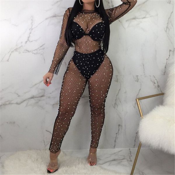 new women jumpsuit womens fishnet sheer long sleeve jumpsuits playsuit rompers ladies jumpsuits split women evening party clothes, Black;white
new women jumpsuit womens fishnet sheer long sleeve jumpsuits playsuit rompers ladies jumpsuits split women evening party clothes, Black;white