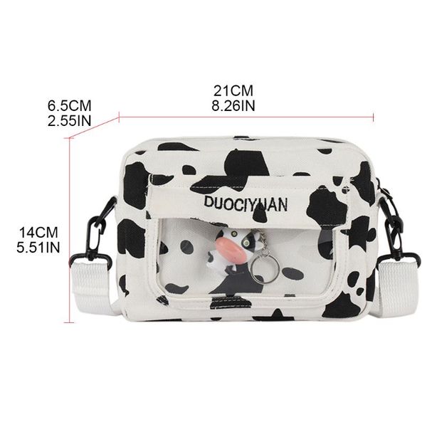 women girls cartoon cow print shoulder crossbody bag lady tote satchel purse
women girls cartoon cow print shoulder crossbody bag lady tote satchel purse