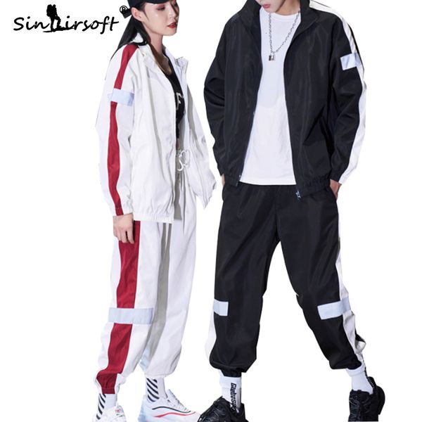 2019 autumn and winter men's polyester patchwork suit zipper clothing fashion full length pencil pants loose couple wear, Gray
2019 autumn and winter men's polyester patchwork suit zipper clothing fashion full length pencil pants loose couple wear, Gray