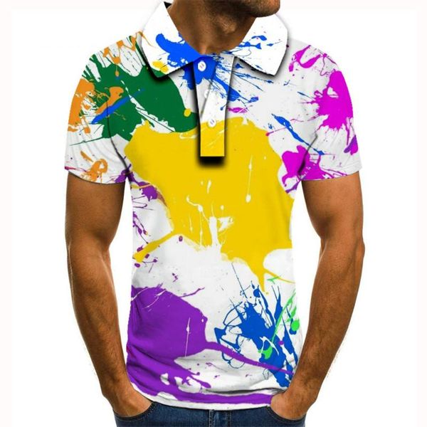 men's polos 2021 homme shirt color graffiti printed short sleeve para hombre summer breathable solid men, White;black
men's polos 2021 homme shirt color graffiti printed short sleeve para hombre summer breathable solid men, White;black
