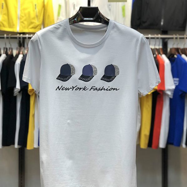 2020 summer new men's t-shirt cross-border tide brand hat youth wild round neck brand short-sleeved t-shirt printing size m-4xl-1, White;black
2020 summer new men's t-shirt cross-border tide brand hat youth wild round neck brand short-sleeved t-shirt printing size m-4xl-1, White;black