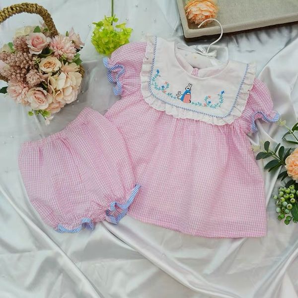 summer girl toddler clothes embroidery rabbit pattern pink colour girls clothing sets t200414, White
summer girl toddler clothes embroidery rabbit pattern pink colour girls clothing sets t200414, White