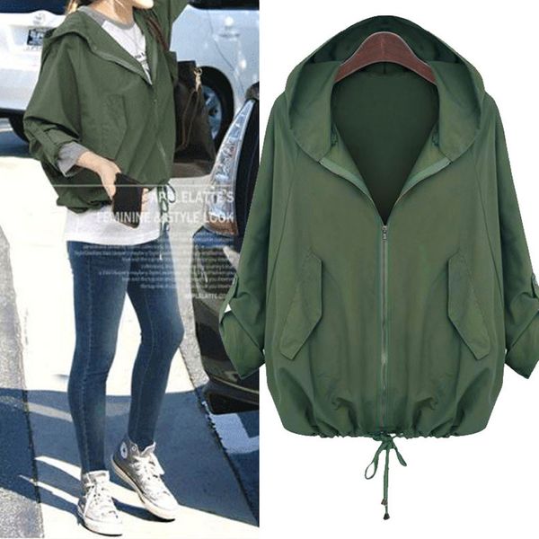 2019 new autumn jackets women zipper hooded matching pocket sweatshirt coat e55, Black;brown
2019 new autumn jackets women zipper hooded matching pocket sweatshirt coat e55, Black;brown