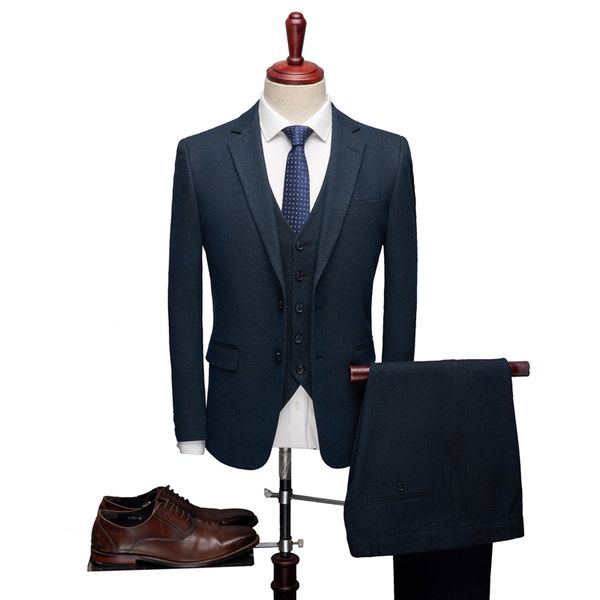 men suit men tuxedo custom made wedding suits for 2019 tailored mens wool suits with pants costume homme mariage, White;black
men suit men tuxedo custom made wedding suits for 2019 tailored mens wool suits with pants costume homme mariage, White;black