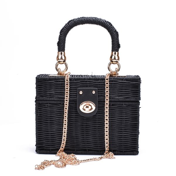 women handbags rattan black straw shoulder bag women hand-woven messenger bag summer beach square box straw handbag for lady
women handbags rattan black straw shoulder bag women hand-woven messenger bag summer beach square box straw handbag for lady