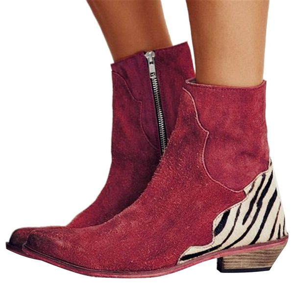 new women shoes 2019 leopard pointed toe ankle boots zipper zebra pattern deep flat heel boots lady shoes women, Black
new women shoes 2019 leopard pointed toe ankle boots zipper zebra pattern deep flat heel boots lady shoes women, Black