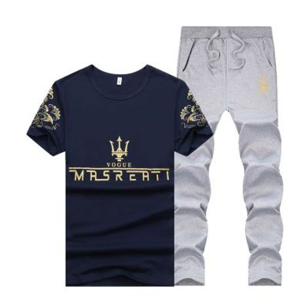 mrsreati summer men sport tracksuit printed slim cool short sleeves t-shirt with joggers pants casual suit, Gray
mrsreati summer men sport tracksuit printed slim cool short sleeves t-shirt with joggers pants casual suit, Gray
