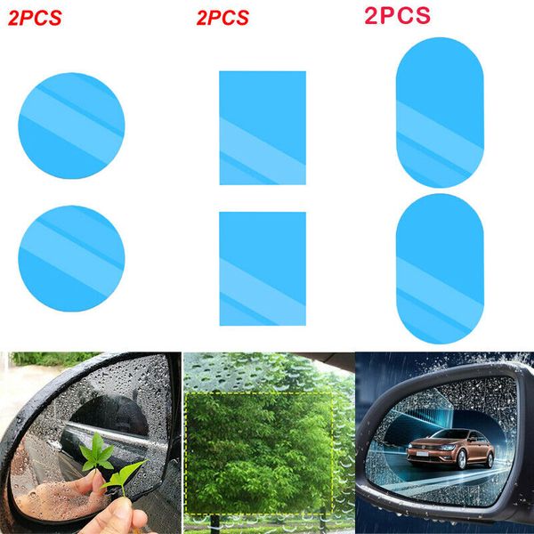 

непромокаемая пленка анти-туман боковое стекло светоотражающая анти-царапина прозрачная защитная пленка для автомобиля зеркало заднего вида