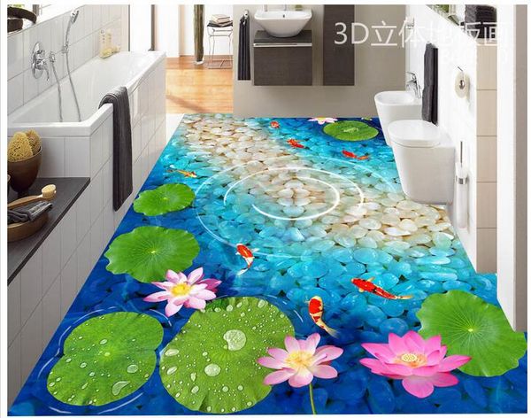 3d pvc flooring custom p self-adhesive wall paper floor hd lotus fish pond room home decor 3d wall murals wallpaper for walls 3 d
3d pvc flooring custom p self-adhesive wall paper floor hd lotus fish pond room home decor 3d wall murals wallpaper for walls 3 d