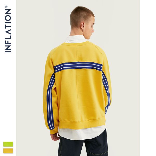 inflation design men sweatshirt with stripe on the back fleece fabric autumn winter loose fit men sweatshirt streetwear 9648w, Black
inflation design men sweatshirt with stripe on the back fleece fabric autumn winter loose fit men sweatshirt streetwear 9648w, Black