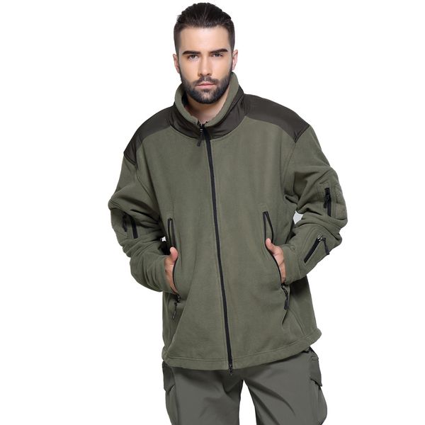 autumn winter men stitching thicken thermal fleece jacket outdoor riding climbing warm breathable splice multi pocket coat, Blue;black
autumn winter men stitching thicken thermal fleece jacket outdoor riding climbing warm breathable splice multi pocket coat, Blue;black
