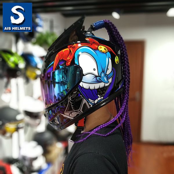 2018 new arrival brand motorcycle helmet men full face helmet professional racing cool personality decorative corners
2018 new arrival brand motorcycle helmet men full face helmet professional racing cool personality decorative corners