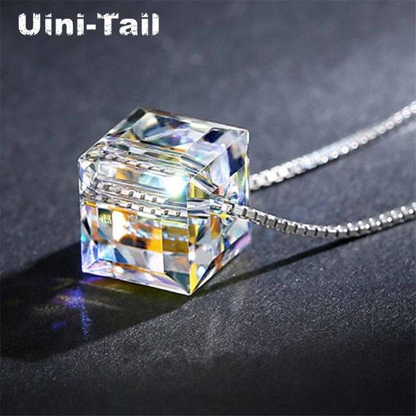 uini-tail new 925 sterling silver cube aurora square necklace simple fashion tide flow personality square necklace ed594 
uini-tail new 925 sterling silver cube aurora square necklace simple fashion tide flow personality square necklace ed594