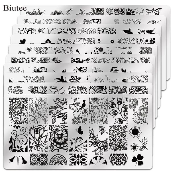 biutee plates nail stamping plates stainless steel nail art stamp template new flower leaves forest image manicure tools, White
biutee plates nail stamping plates stainless steel nail art stamp template new flower leaves forest image manicure tools, White