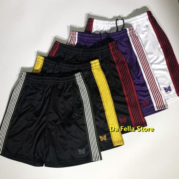 awge needles shorts 2020 new men women hip hop board shorts butterfly embroidery striped edges needles breechcloth, White;black
awge needles shorts 2020 new men women hip hop board shorts butterfly embroidery striped edges needles breechcloth, White;black