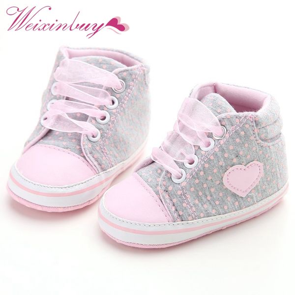 weixinbuy spring autumn newborn baby girls polka dots heart sneakers lace-up classic casual comfortable first walkers sneakers
weixinbuy spring autumn newborn baby girls polka dots heart sneakers lace-up classic casual comfortable first walkers sneakers
